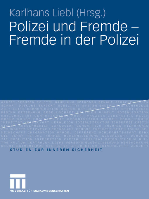 Title details for Polizei und Fremde by Karlhans Liebl - Available